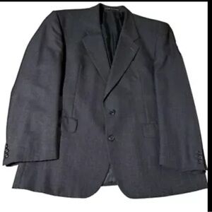 ALEXANDRE LONDON Custom Tailored England Suit Jacket Coat Blazer Dark Gray 44